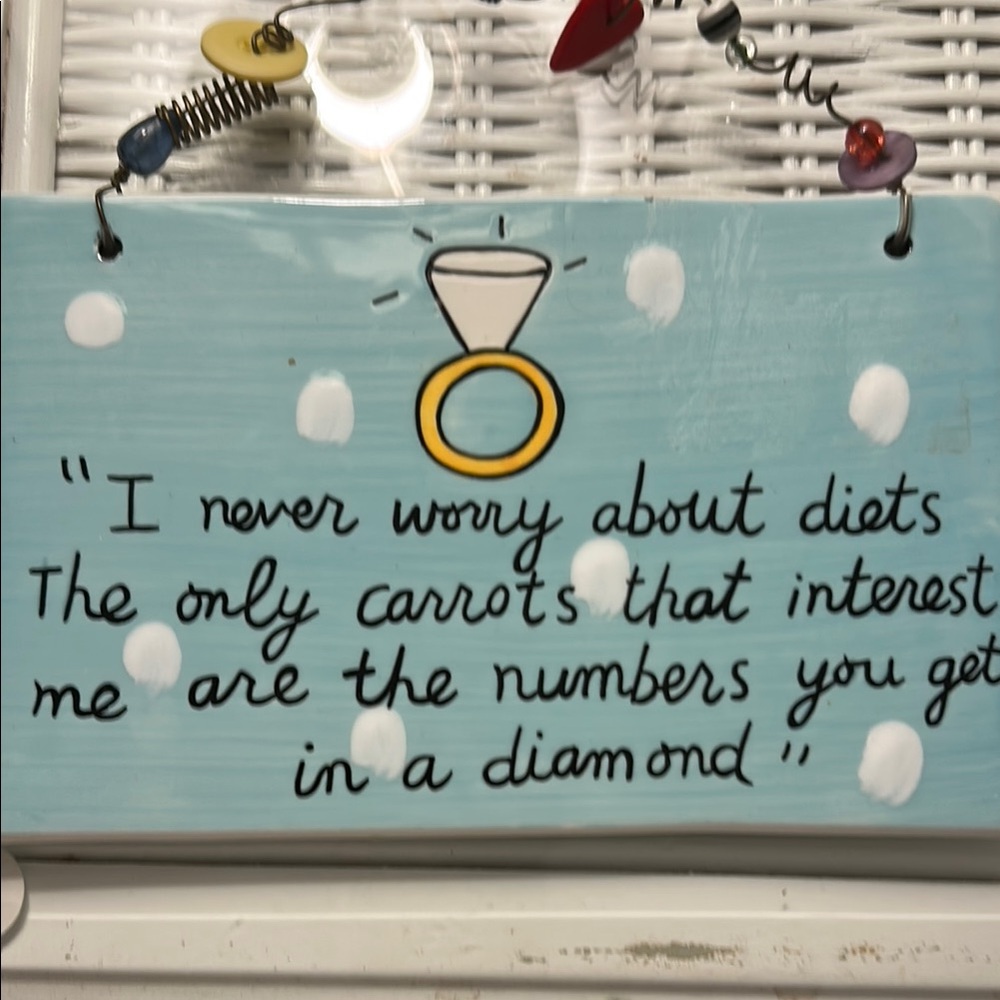Ceramic plate with fun saying! Great engagement party!!!!!